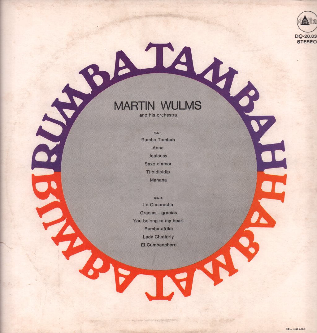 Martin Wulms And His Orchestra - Rumba Tambah - Lp