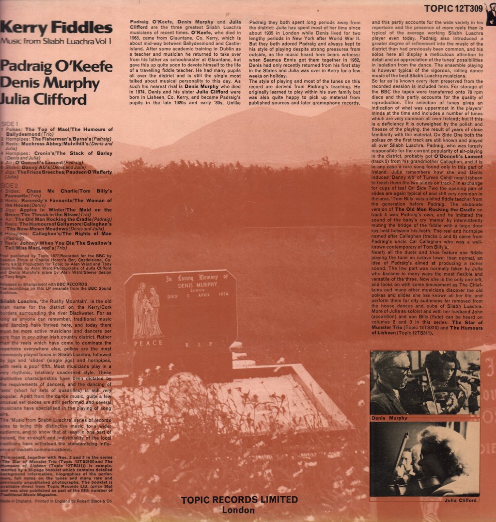 Various Artists - Kerry Fiddles - Lp