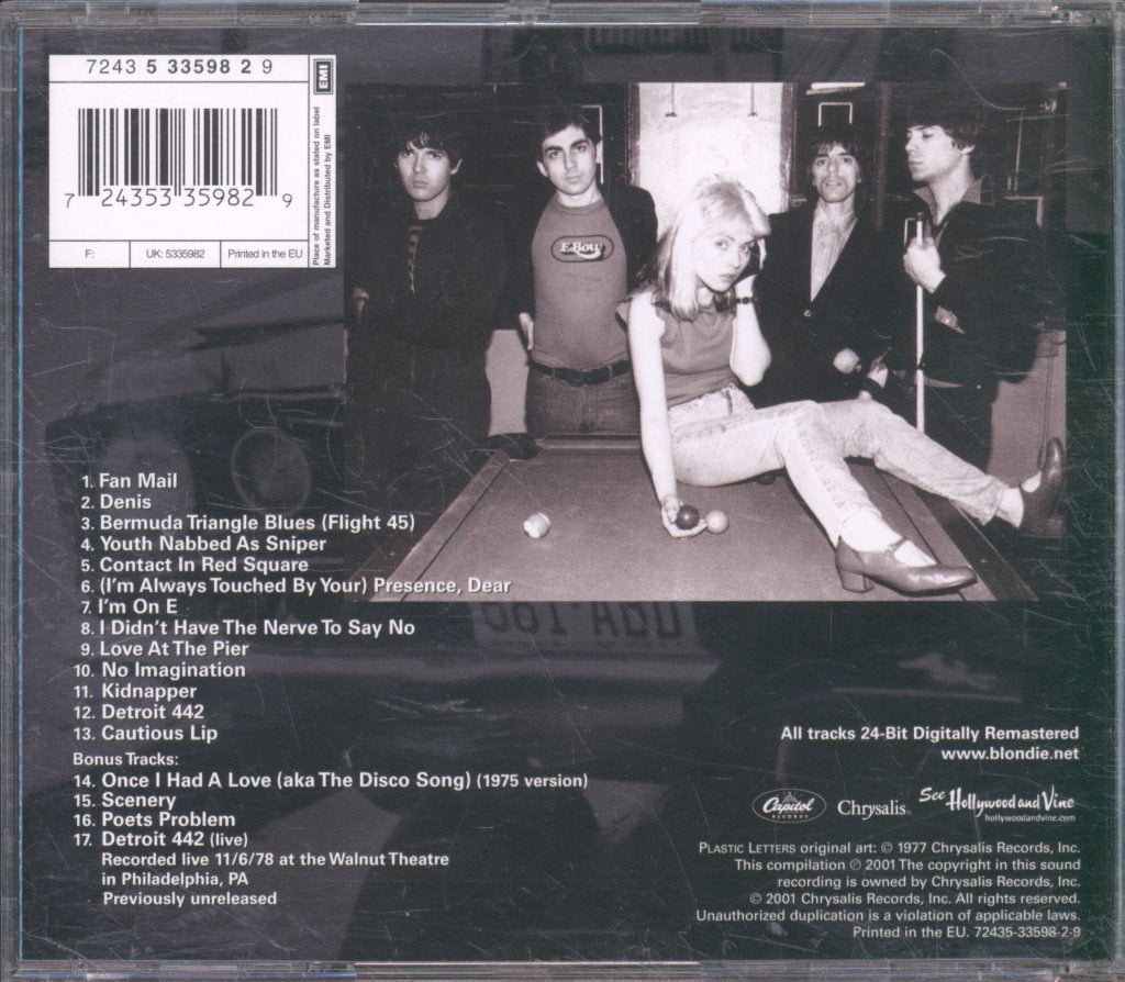 Blondie - Plastic Letters - Cd