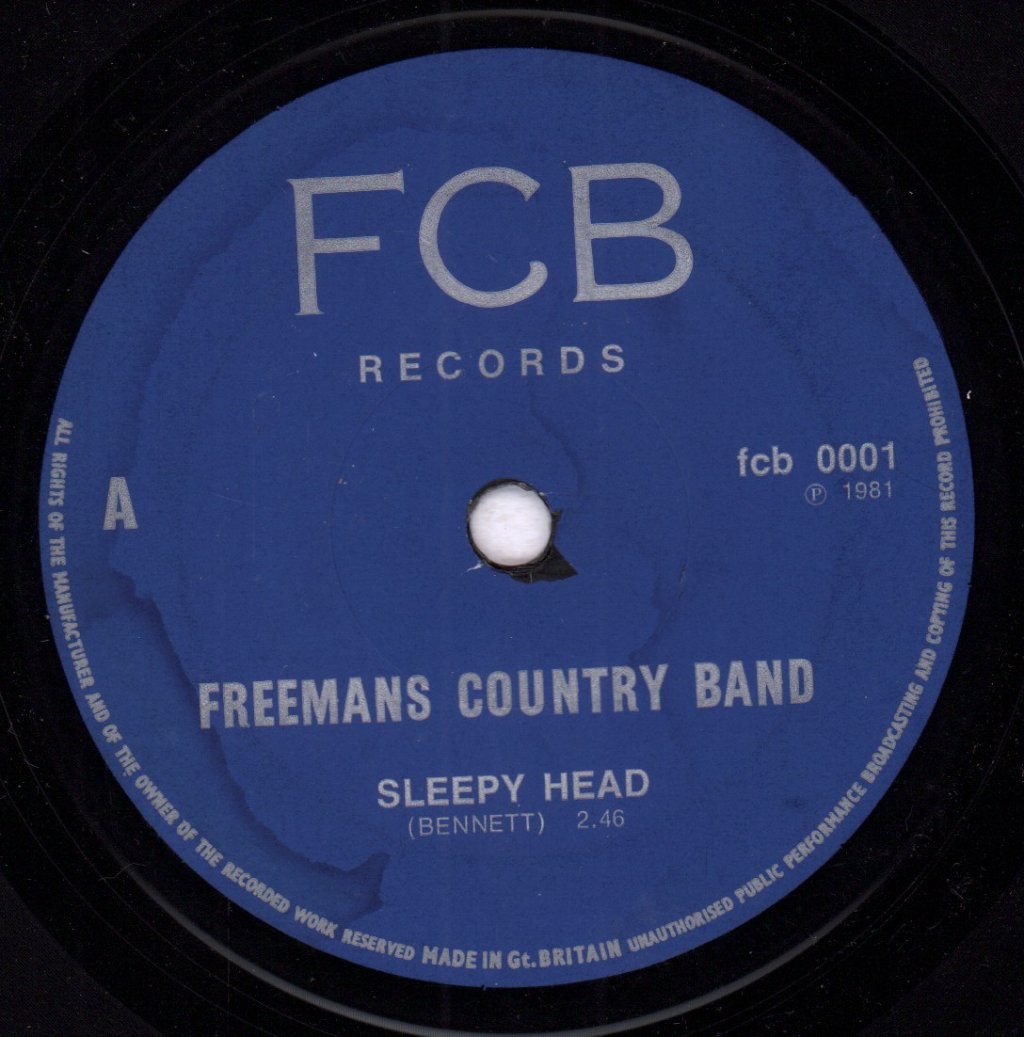 freemans country band - little bit of push - 7 Inch