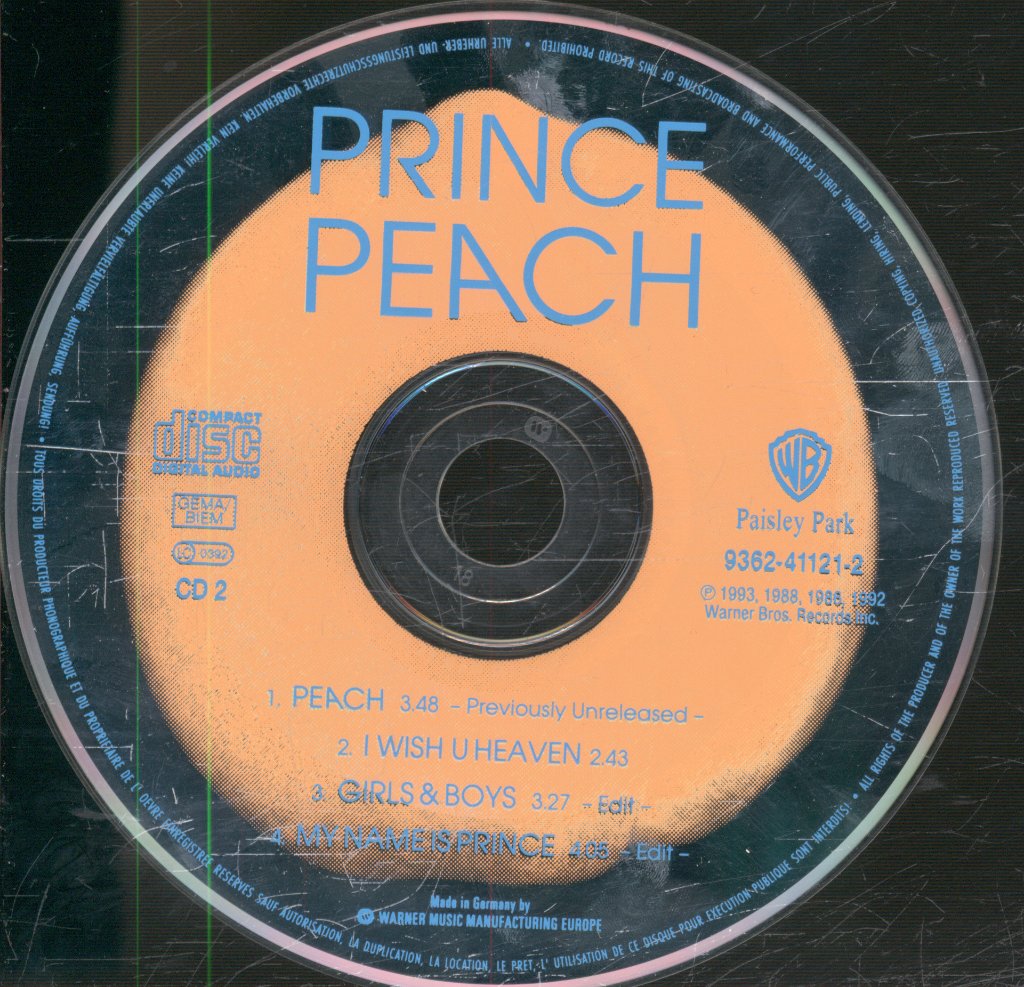 Prince - Peach - Cd