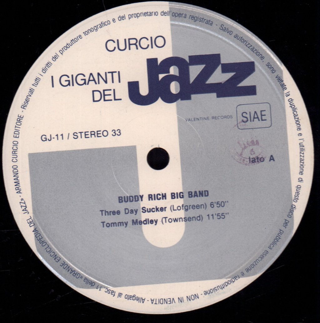 Buddy Rich Big Band - I Giganti Del Jazz 11 - Lp