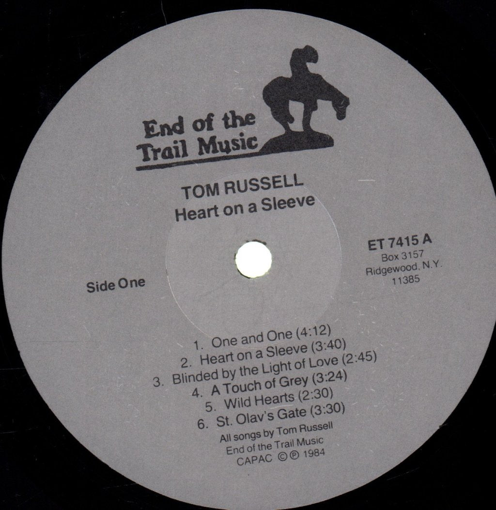 Tom Russell - Heart On A Sleeve - Lp
