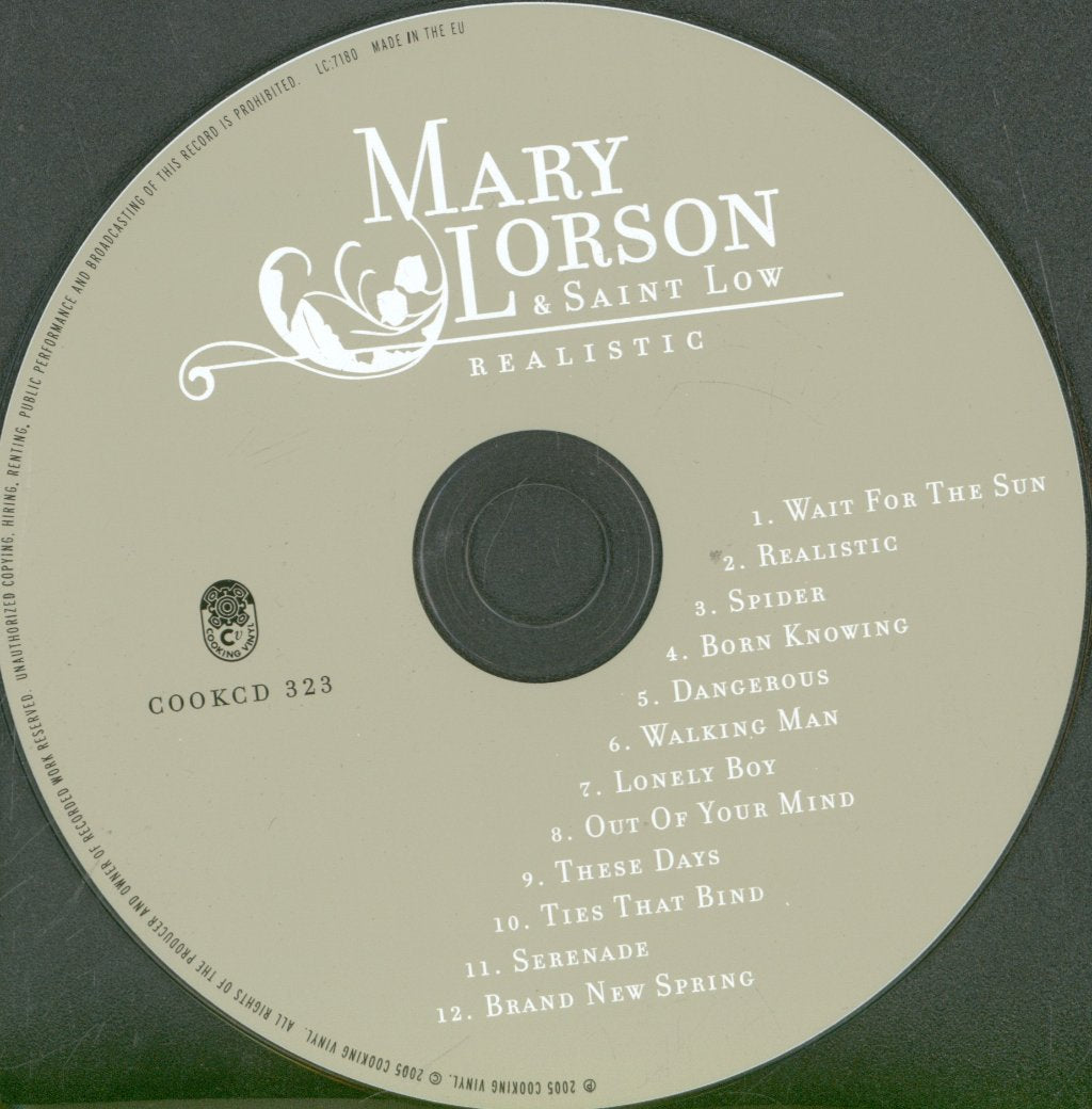 Mary Lorson And Saint Low - Realistic - Cd