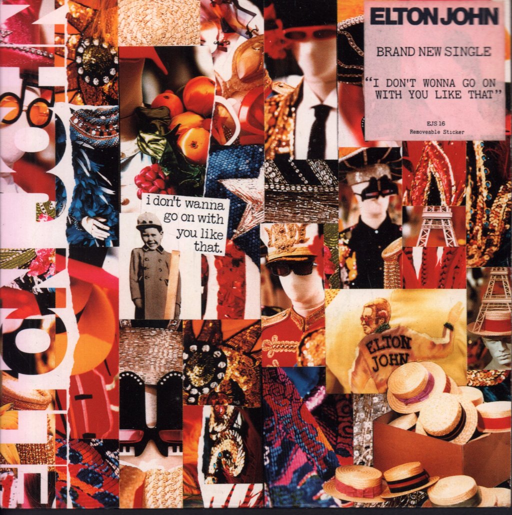 Elton John - I Don't Wanna Go On With You Like That - 7 Inch