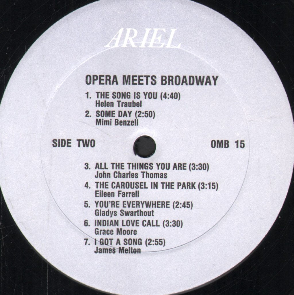Various Artists - Opera Meets Broadway - Lp