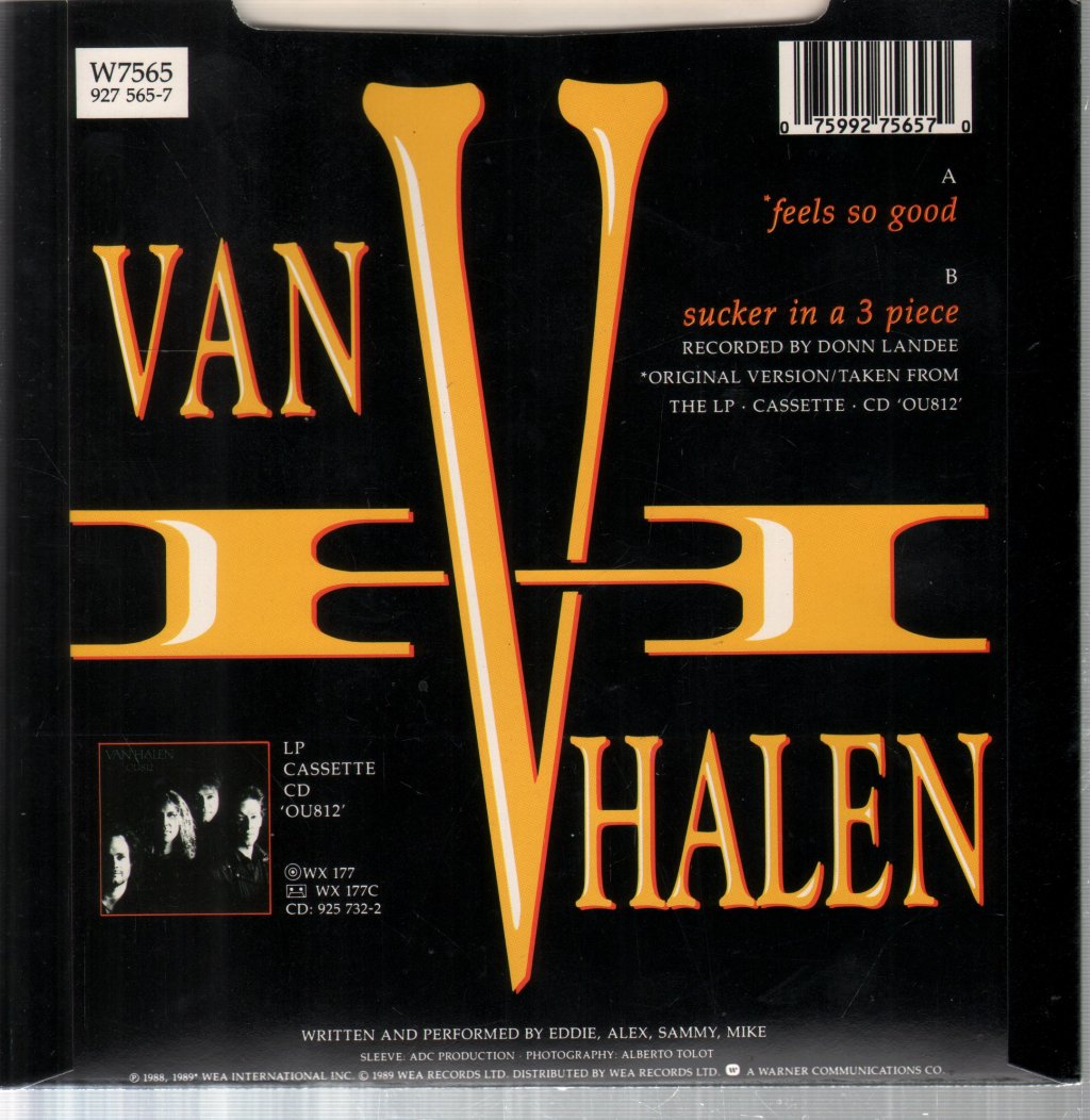 Van Halen - Feels So Good - 7 Inch