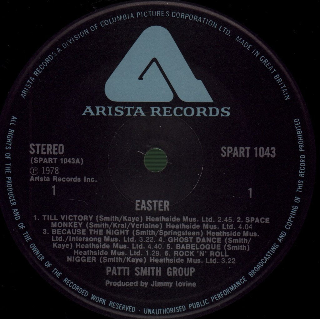 Patti Smith Group - Easter - Lp