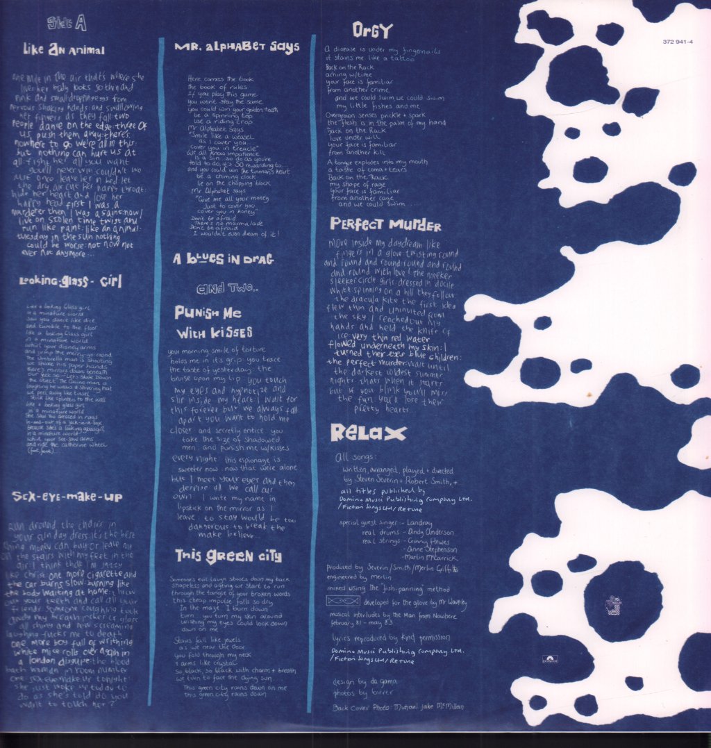 Glove - Blue Sunshine - Lp