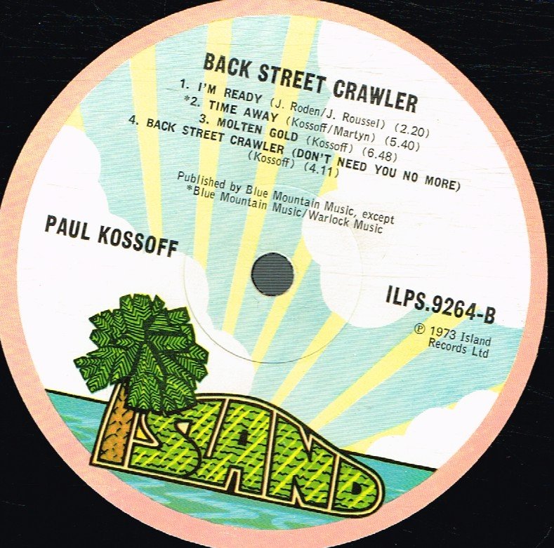 Paul Kossoff - Back Street Crawler - Lp