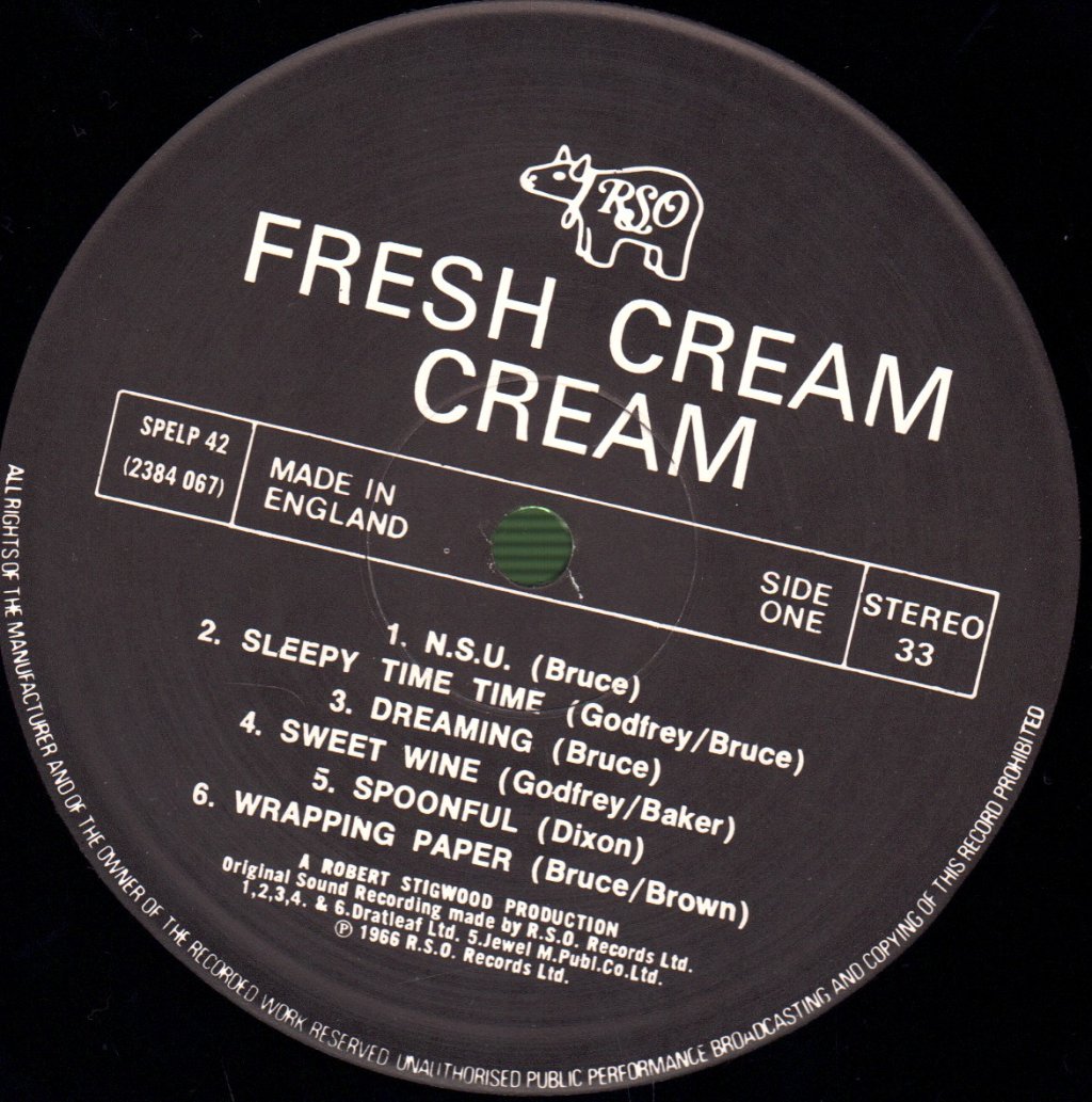 Cream - Fresh Cream - Lp