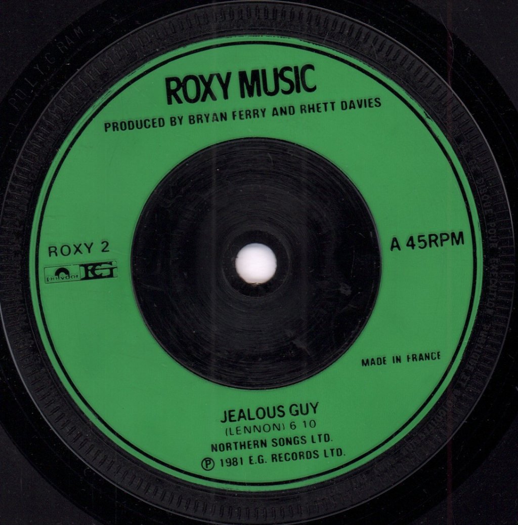 Roxy Music - Jealous Guy - 7 Inch