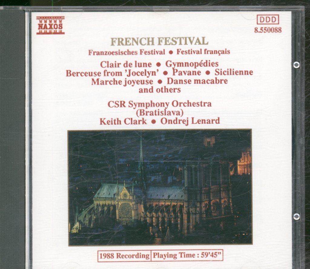 Slovak Radio Symphony Orchestra, Keith Clark, Ondrej Lenard - French Festival - Cd
