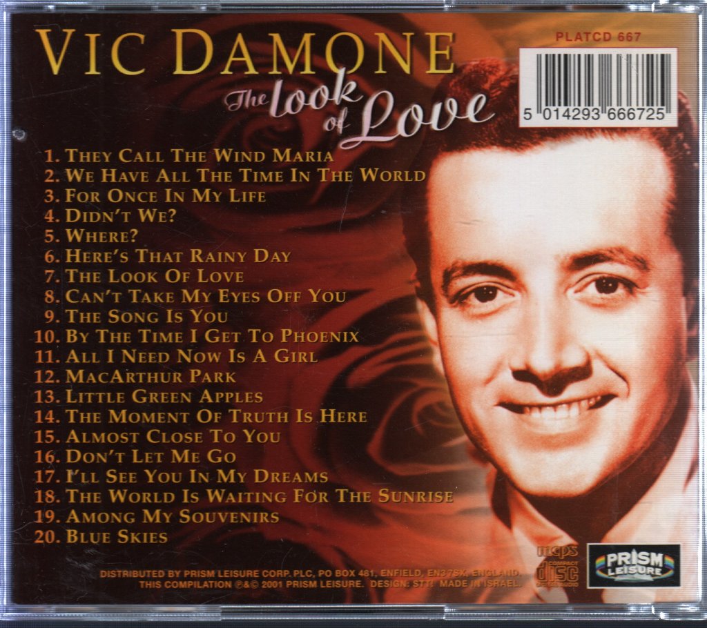 Vic Damone - Look Of Love - Cd