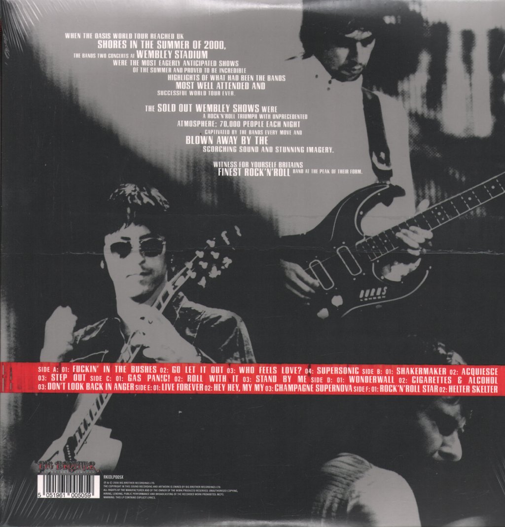 Oasis - Familiar To Millions - Triple Lp