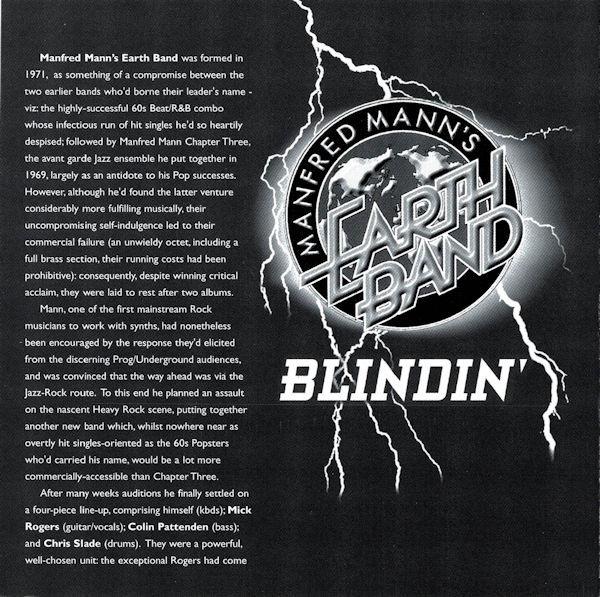 Manfred Mann's Earth Band - Blindin' - Cd