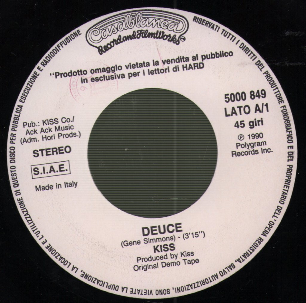 Kiss/Cinderella - Deuce/Coming Home - 7 Inch