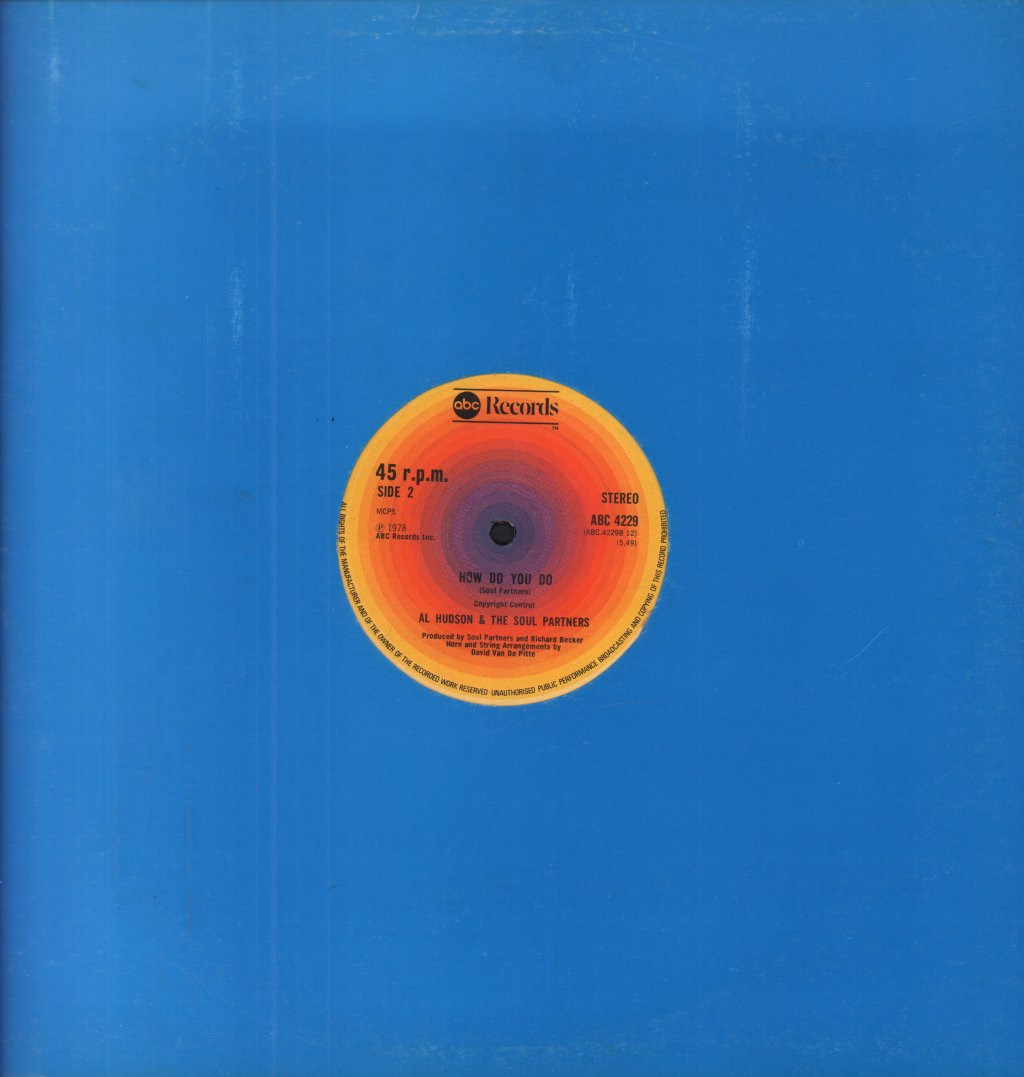 Al Hudson And The Soul Partners - Dance Get Down - 12 Inch