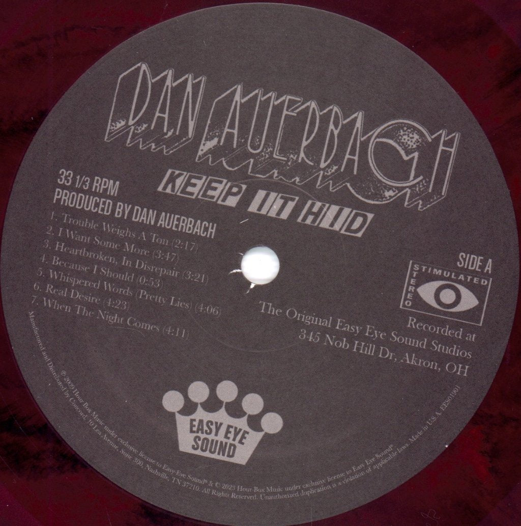 Dan Auerbach - Keep It Hid - Lp