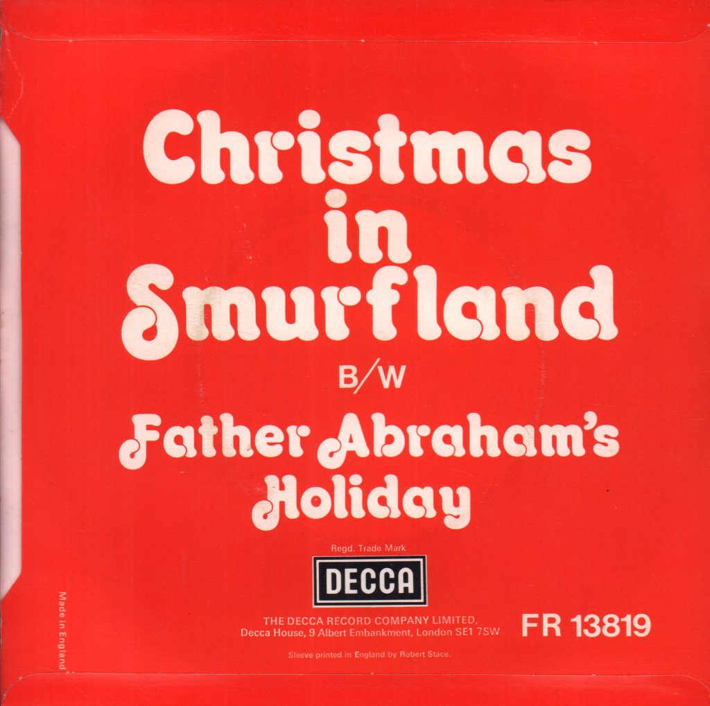Father Abraham - Christmas In Smurfland - 7 Inch