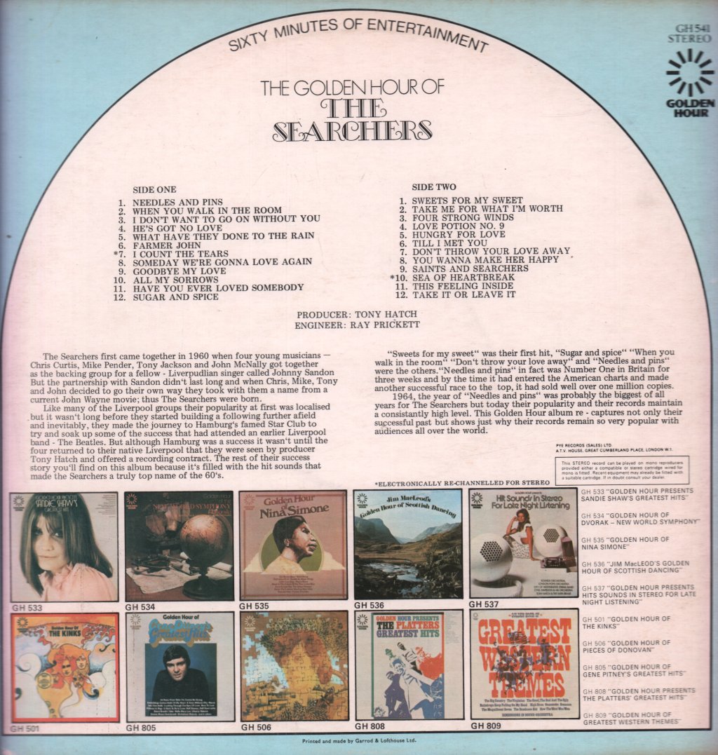 Searchers - Golden Hour - Lp