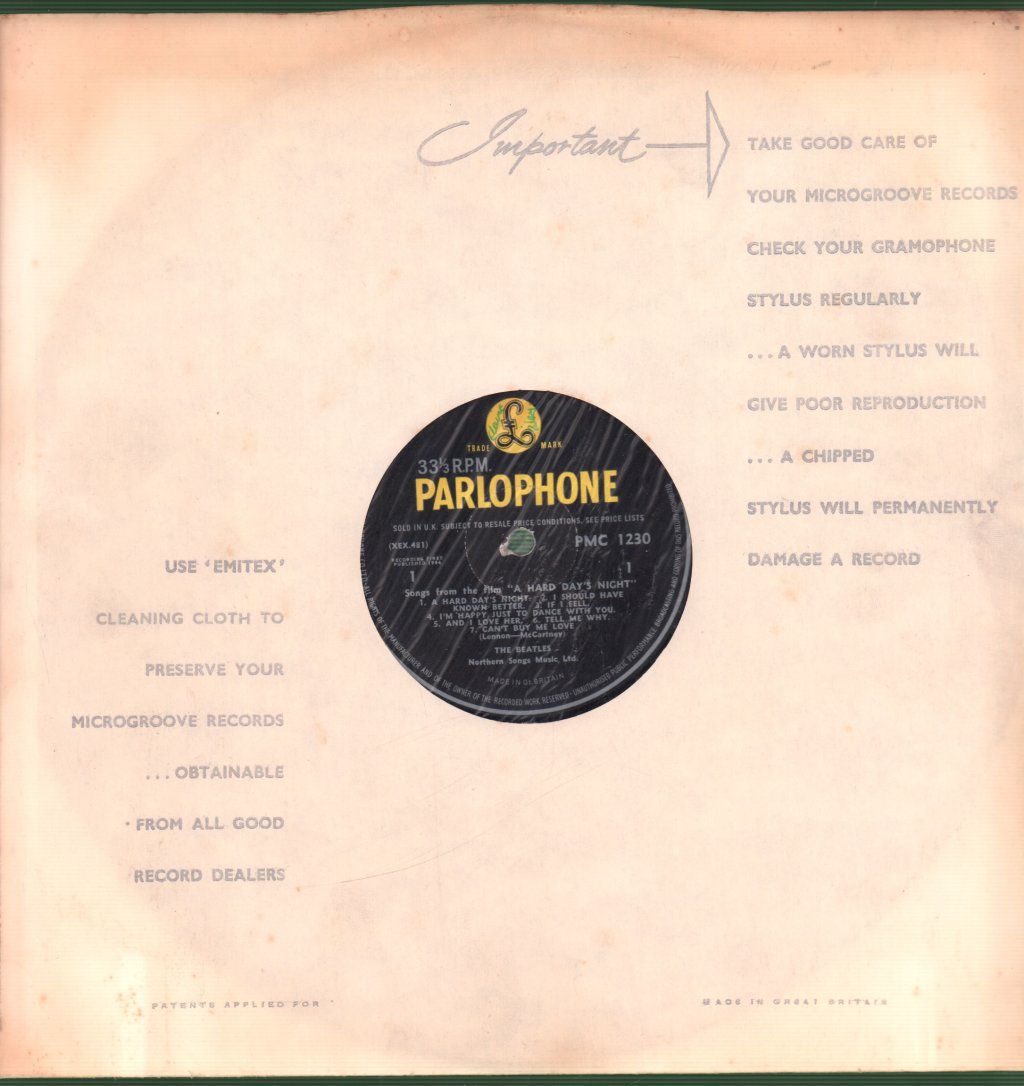 Beatles - A Hard Day's Night - Lp