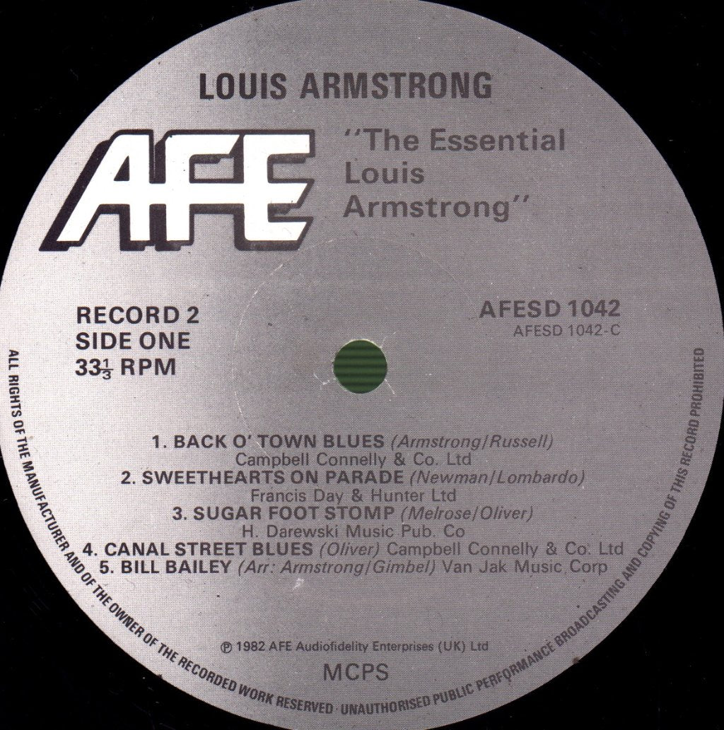 Louis Armstrong - Essential Louis Armstrong - Double Lp