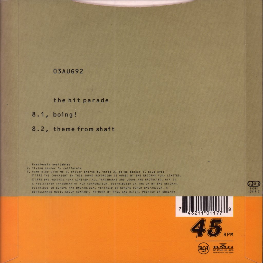 Wedding Present - Boing - 7 Inch