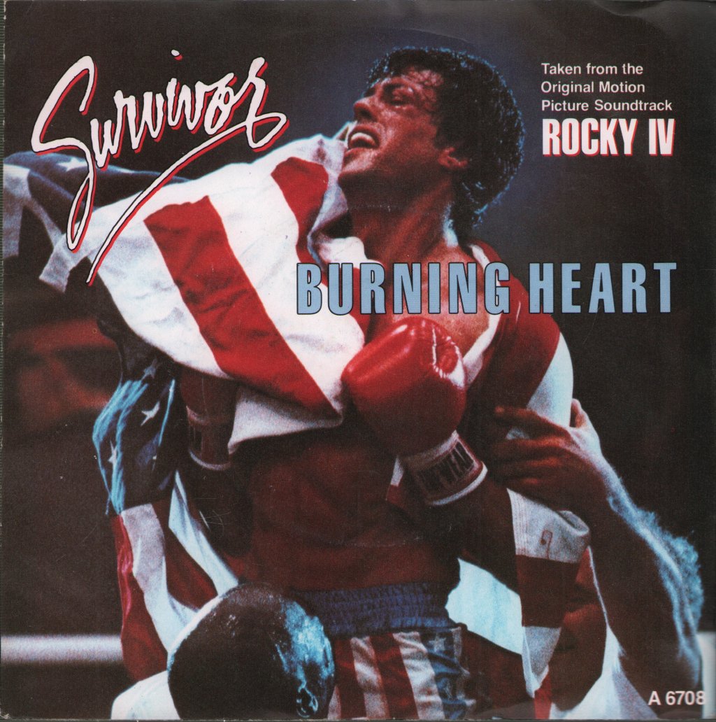 Survivor (AOR Group) - Burning Heart - 7 Inch