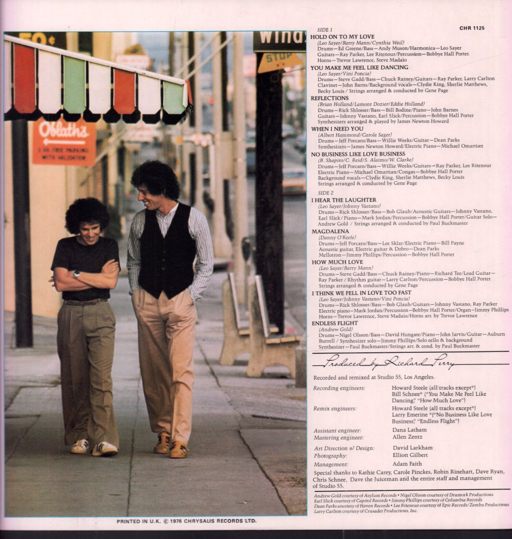 Leo Sayer - Endless Flight - Lp