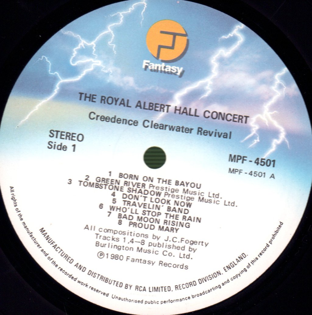 Creedence Clearwater Revival - Royal Albert Hall Concert - Lp