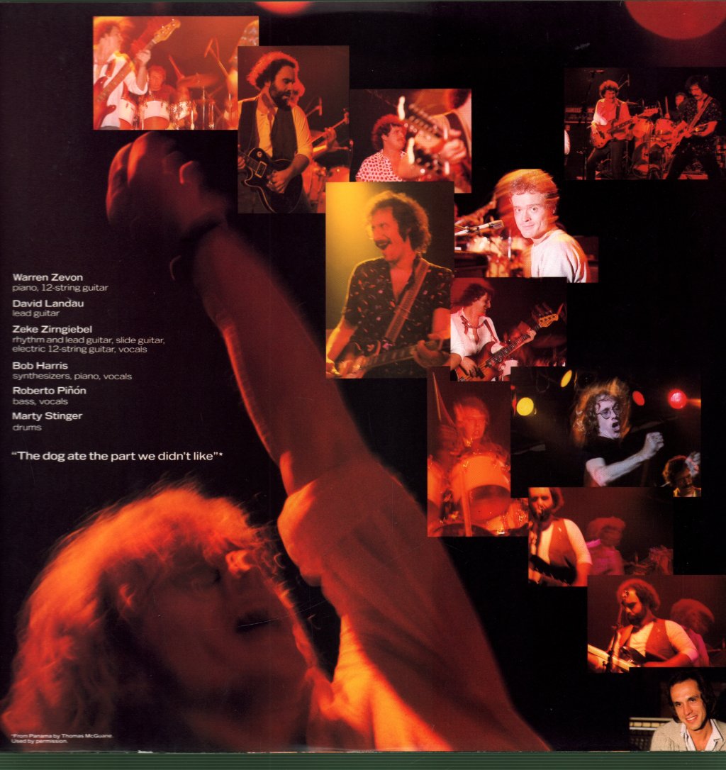 Warren Zevon - Stand In The Fire - Lp