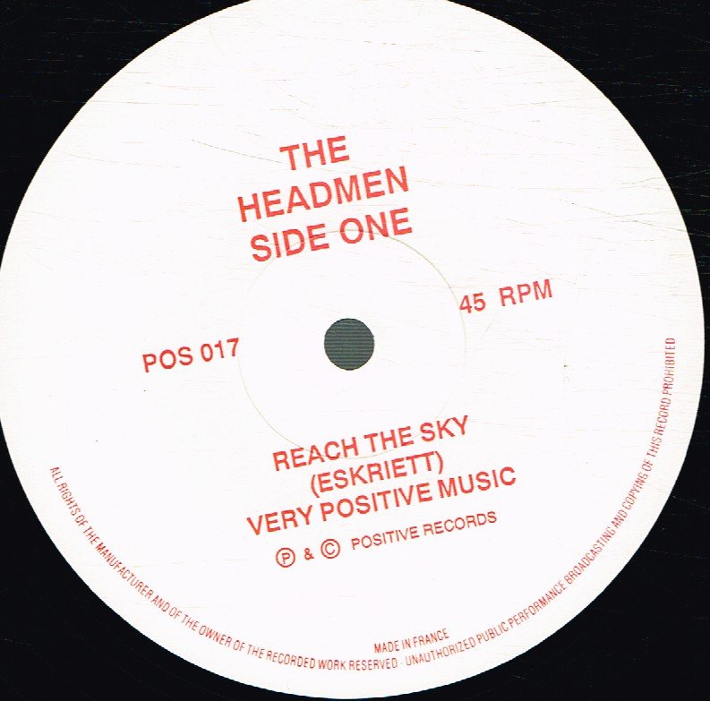 Headmen - Reach The Sky - 12 Inch