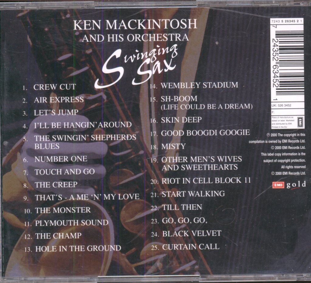 Ken Mackintosh And His Orchestra - Swinging Sax - Cd