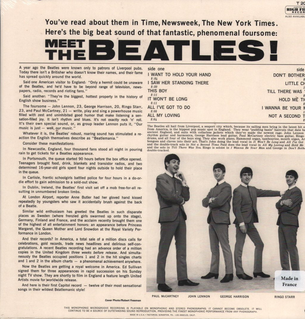 Beatles - Meet the Beatles! - Lp