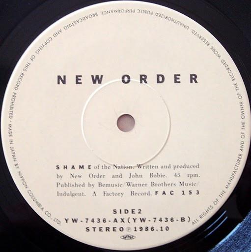 New Order - State Of The Nation - 12 Inch