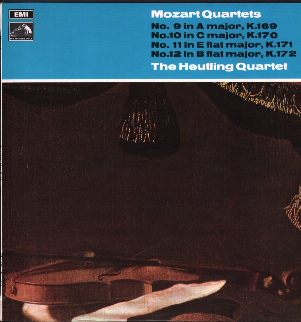 Heutling Quartet - Mozart Quartets No. 9, 10, 11, 12 - Lp