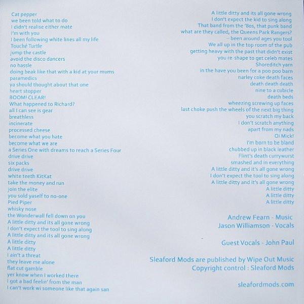 Sleaford Mods - A Little Ditty c/w I'm Shit At It - 7 Inch
