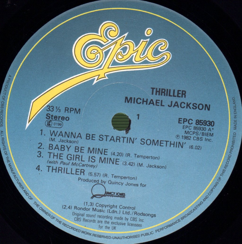 Michael Jackson - Thriller - Lp