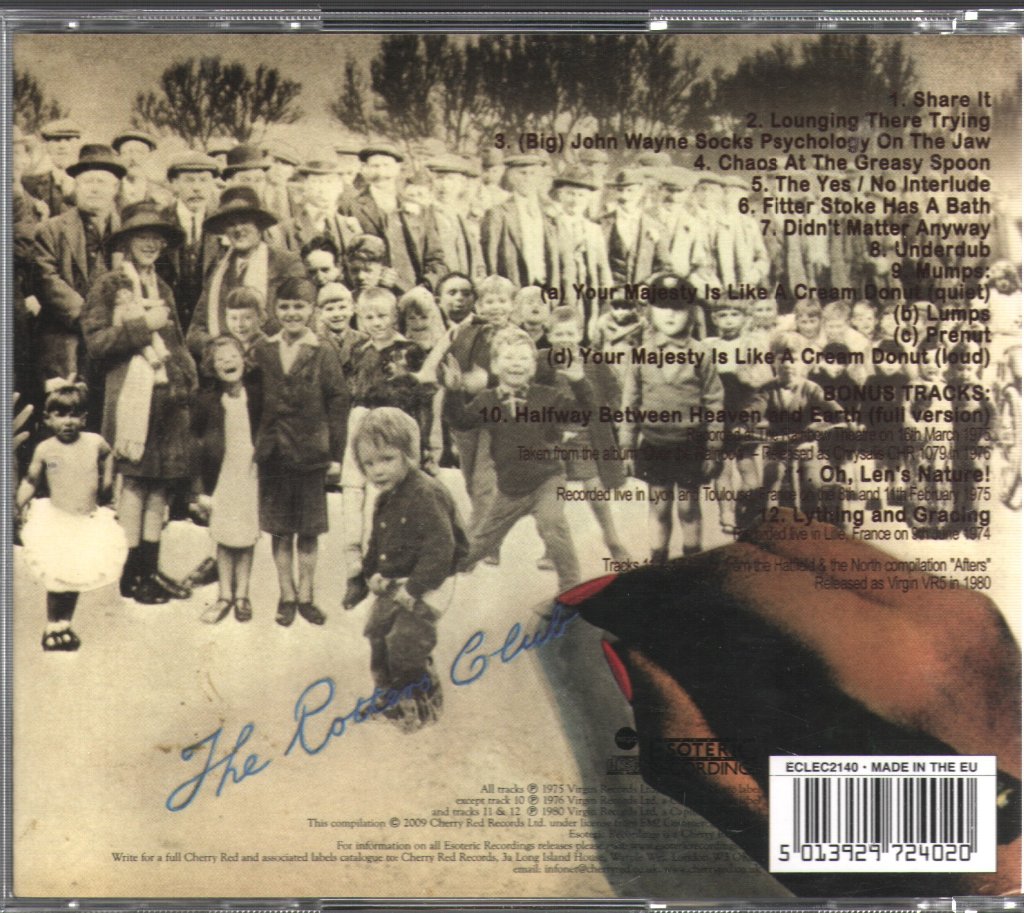 Hatfield And The North - Rotters' Club - Cd