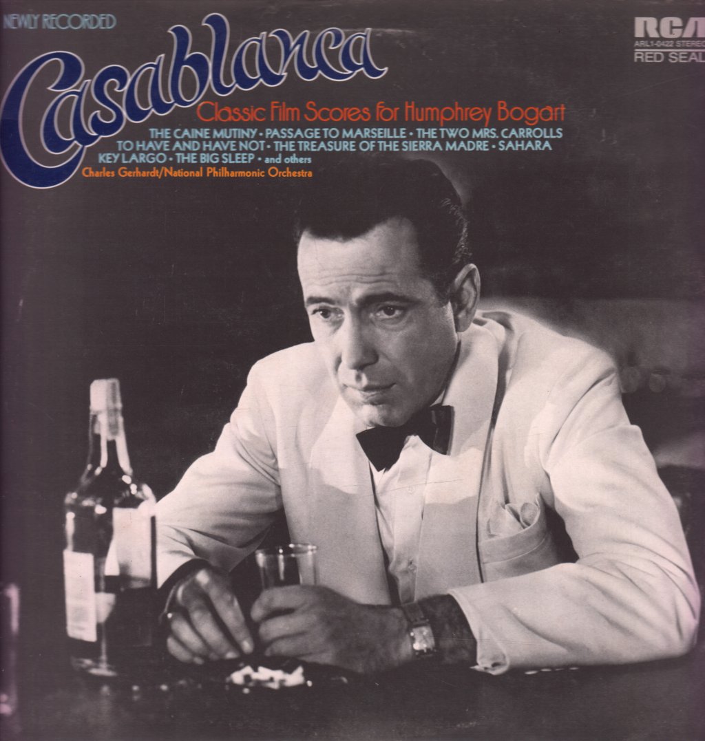 National Philharmonic Orchestra - Casablanca Classic Film Scores For Humphrey Bogart - Lp