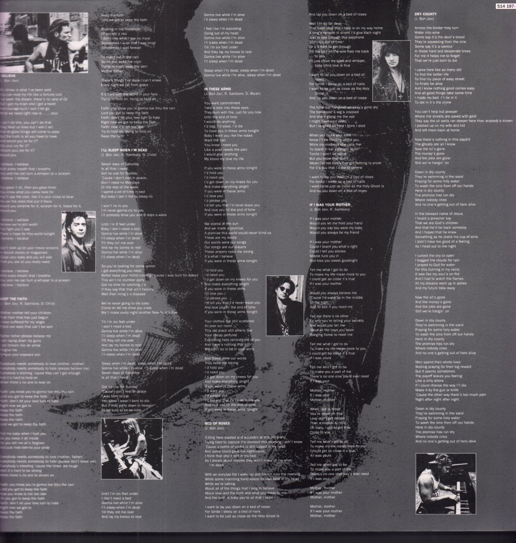 Bon Jovi - Keep The Faith - Lp