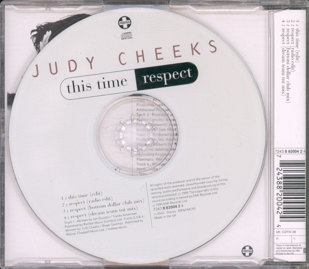 Judy Cheeks - This Time / Respect - Cd