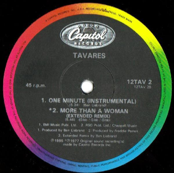 Tavares - It Only Takes A Minute - 12 Inch