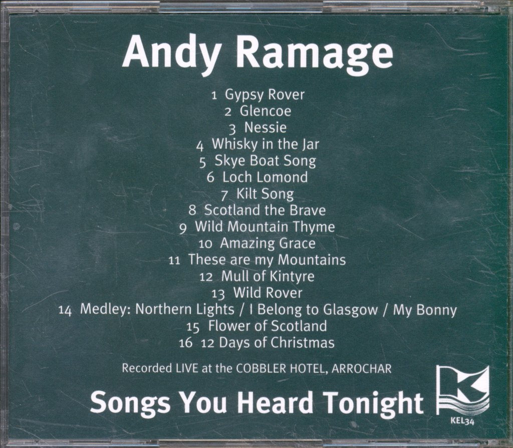 Andy Ramage - Songs You Heard Tonight - Cd