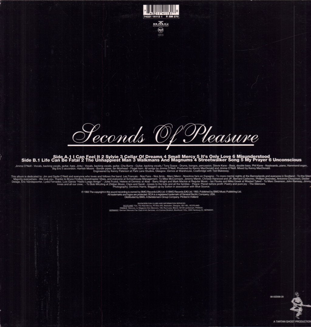 Silencers - Seconds Of Pleasure - Lp