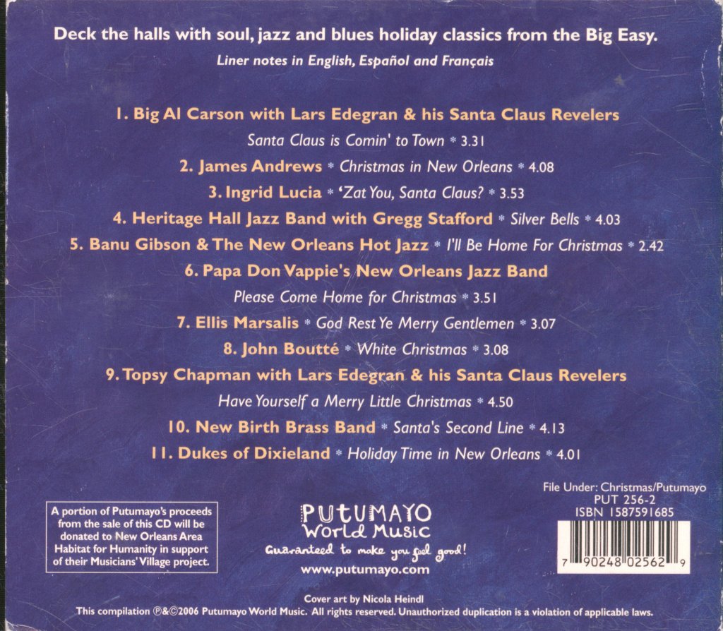 Various Artists - New Orleans Christmas - Cd