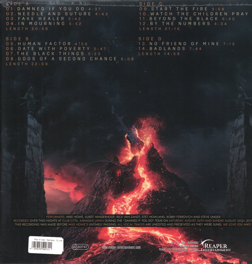 Metal Church - Final Sermon: Live In Japan 2019 - Double Lp