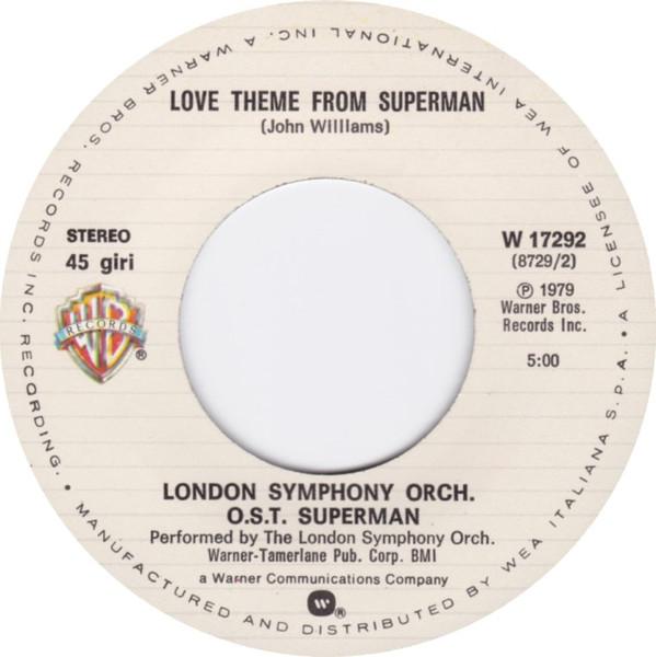 John Williams Conducting The London Symphony Orchestra - Main Theme From Superman - Superman Il Film - 7 Inch
