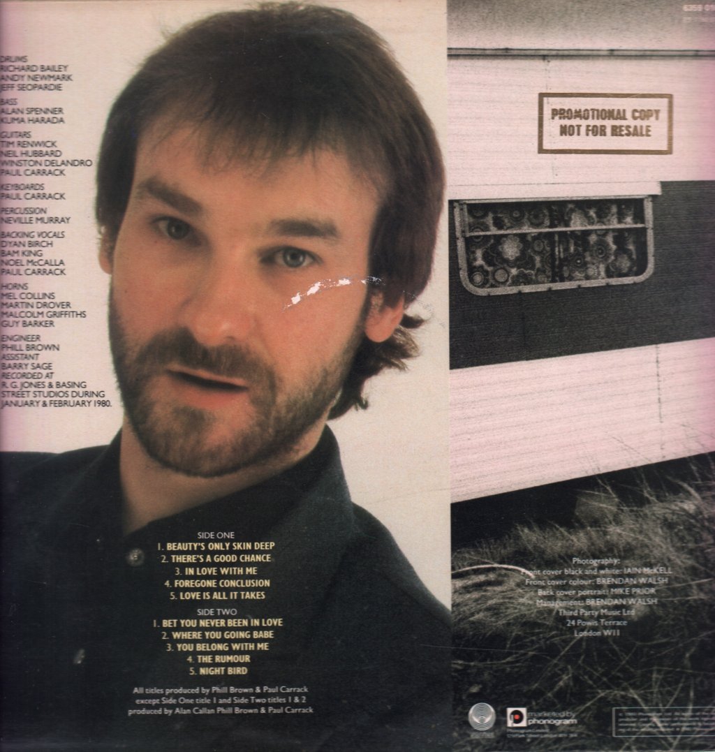 Paul Carrack - Nightbird - Lp